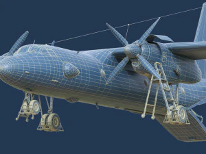 antonov an-26 3D Model