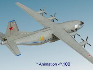 antonov an-12b 3D Model