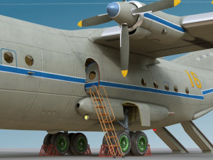 antonov an-12b 3D Model