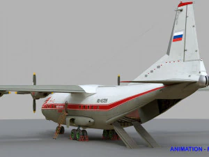 an-12b conversion 3D Model