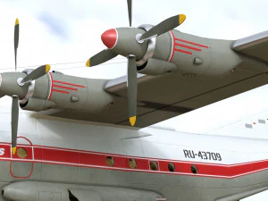 an-12b conversion 3D Model