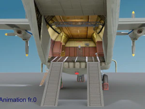 an-12b conversion 3D Model