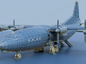 an-12b conversion 3D Model
