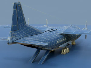 an-12b conversion 3D Model