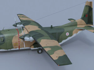 casa c-212-200 aviocar 3D Model