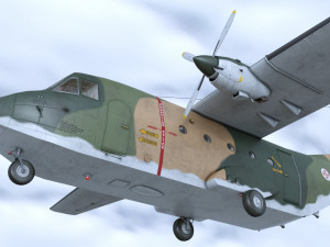 casa c-212-200 aviocar 3D 모델