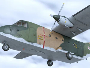 casa c-212-200 aviocar 3D Model
