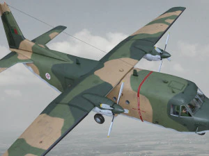 casa c-212-200 aviocar 3D Model