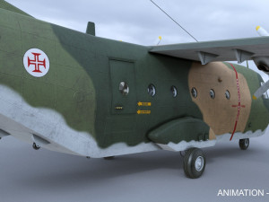 casa c-212-200 aviocar 3D 모델