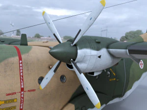 casa c-212-200 aviocar 3D Model