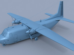 casa c-212-200 aviocar 3D 모델