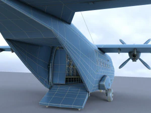 casa c-212-200 aviocar 3D Model