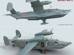 beriev be-12 Modelo 3D