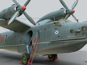 beriev be-12 3D Модель
