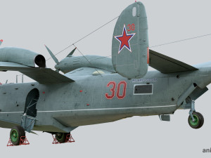 beriev be-12 3D Модель