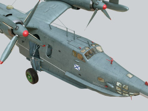 beriev be-12 3D Модель