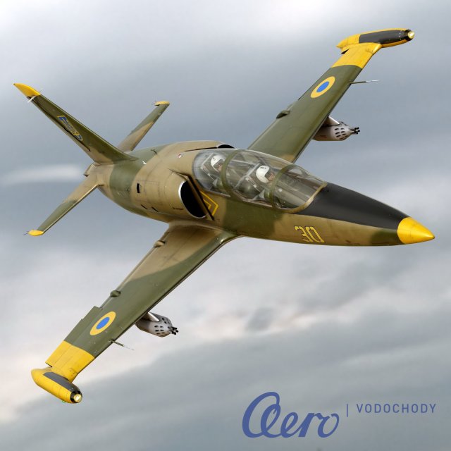 l-39c albatros 3D मॉडल .c4d .max .obj .3ds .fbx .stl .blend 