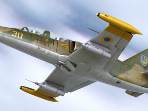 l-39c albatros 3D मॉडल