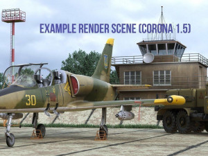 l-39c albatros 3D मॉडल