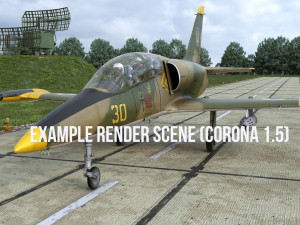 l-39c albatros 3D मॉडल