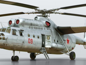 mil mi-6a 3D Model