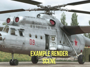 mil mi-6a 3D Model
