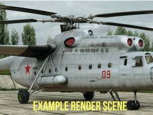 mil mi-6a 3D Model