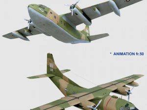 fairchild c-123 provider 3D Model