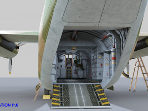 fairchild c-123 provider 3D 模型