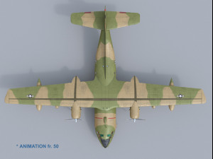 fairchild c-123 provider 3D 模型
