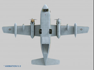 fairchild c-123 provider 3D 模型