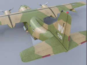 fairchild c-123 provider 3D Model