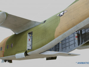 fairchild c-123 provider 3D 模型