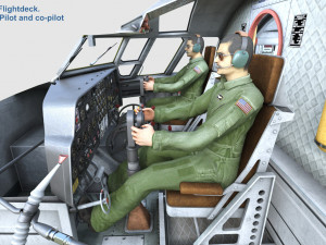 fairchild c-123 provider 3D 模型