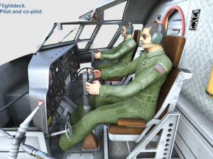 fairchild c-123 provider 3D Model
