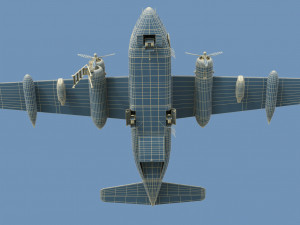 fairchild c-123 provider 3D 模型