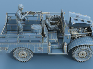 dodge wc-51 3D Модель