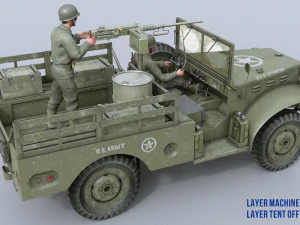 dodge wc-51 3D Model