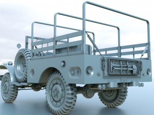 dodge wc-51 3D Модель