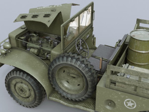 dodge wc-51 3D Модель