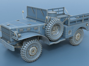 dodge wc-51 3D Модель