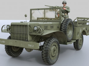 dodge wc-51 3D Model