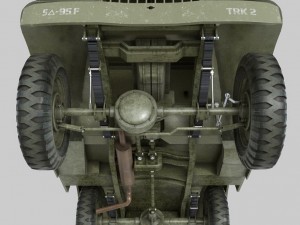 dodge wc-51 3D Модель