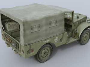 dodge wc-51 3D Модель