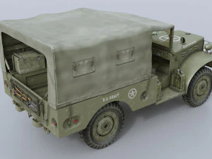 dodge wc-51 3D Model