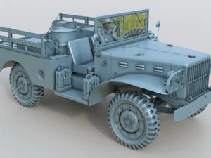 dodge wc-51 3D Model