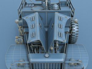 dodge wc-51 3D Модель
