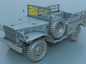 dodge wc-51 3D Модель