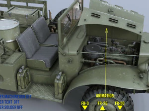 dodge wc-51 3D Model