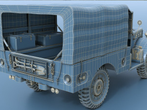 dodge wc-51 3D Модель